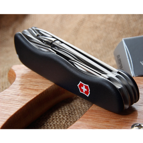 Нож складной карманный Victorinox Atlas Black, 111 mm (0.9033.3)