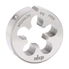 Плашка М12х0,75 DINEN22568 HSS 6g 38х10мм NKP 240124N