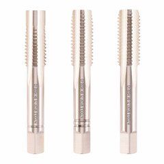 Метчик М12х1,75 (Комплект 3шт, с цапфой) DIN352 HSSEV3 6h 75мм a=7,0 H-Tools 113250HT