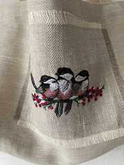 Сумка-шоппер льняная с вышивкой 