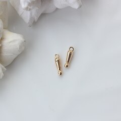 Подвеска Восклицательный знак 12*3 мм, позолота, П232