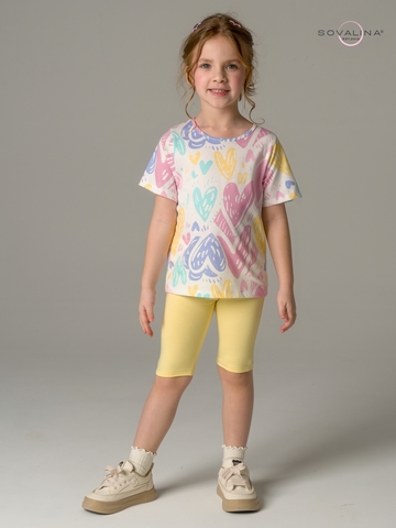 Костюм Актив акварельные сердечки-банан