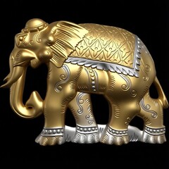 Силиконовый молд № 323 Слон большой левый