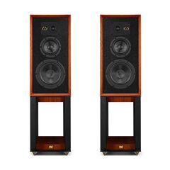 Полочная акустическая система со стойками Wharfedale Super Linton (with stand) Mahogany Red