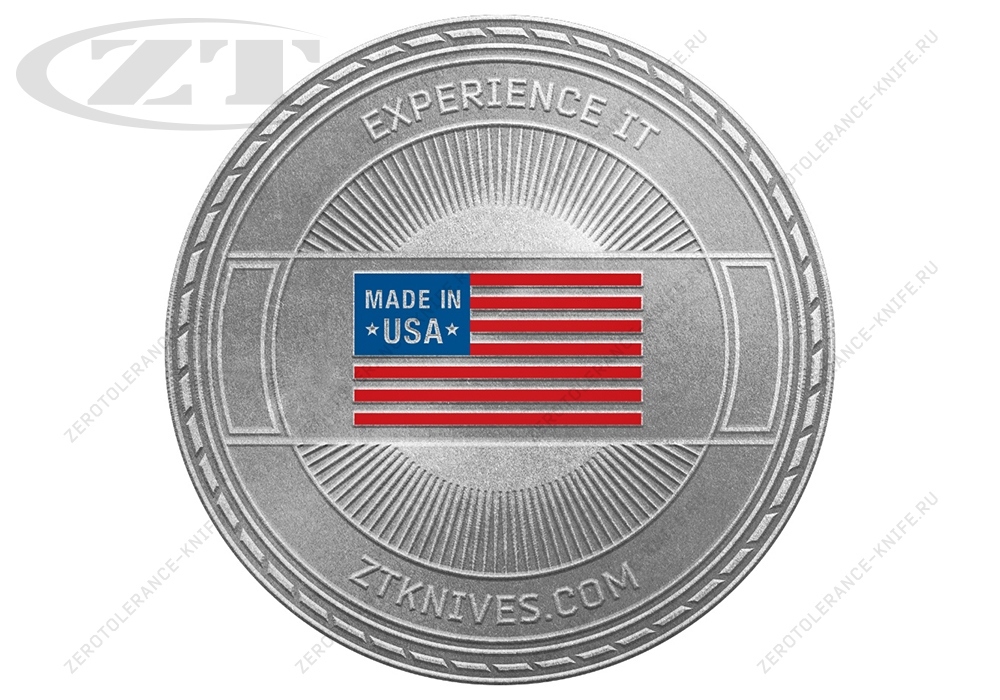 Монета Zero Tolerance Challenge Coin - фотография 