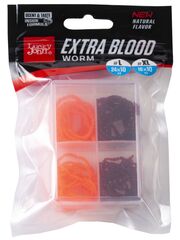 Насадки искусст. съедоб. LJ Pro Series EXTRA BLOOD WORM X/XL мотыль 160/240 шт