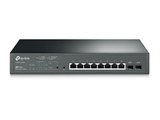 TP-Link 8-портовый гигабитный настольный Smart PoE-коммутатор, 8 гигабитных портов RJ45, 2 SFP-слота, поддержка 802.3at/af, бюджет PoE до 116 Вт