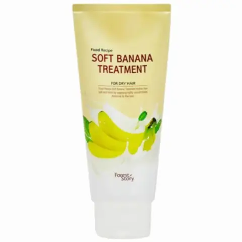Welgos Forest Story Food Recipe Soft Banana Treatment Бальзам для волос с ароматом банана, 300мл