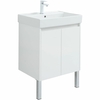 Aquanet 302523 Тумба с раковиной Nova Lite 60 2 дв. цв. бел. глянец (302523)