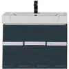 Aquanet 183364 Компл.3 - Тумба Виго 80 цв.сине-серый RAL-7031 (183364)