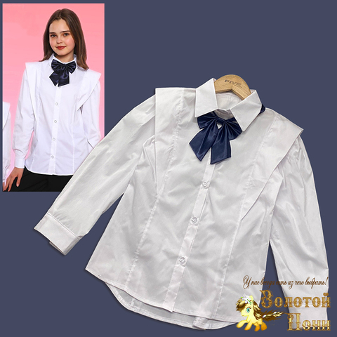 Блуза хлопок д (9-12) 250530-QR9066