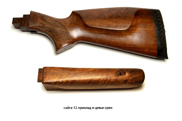 Сайга-12 приклад и цевье орех - купить в интернет-магазине GunsParts