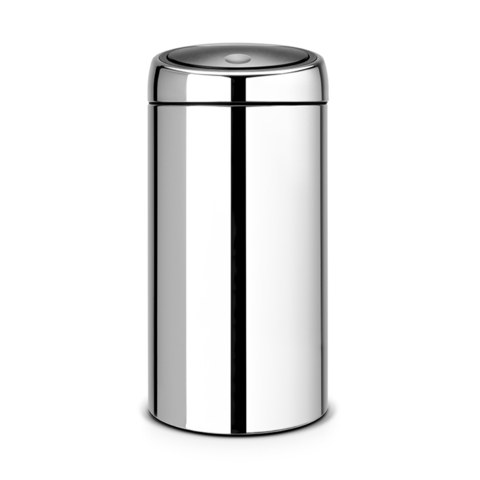 Мусорный бак Touch Bin Recycle 2x20л Brabantia Стальной полированный