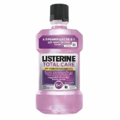 Ополаскиватель д/полости рта LISTERINE Total Care 250 мл ТУРЦИЯ
