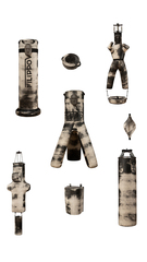 Подвесной манекен DIKO FILIPPOV буйволиная кожа 170см/42-45кг, бежево-черный