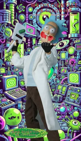 Фигурка Рик Санчез масштаб 1/12 Dr Cucumber Joy Man Toys