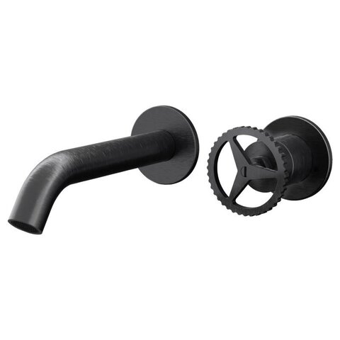 Remer Chrono CH15PCFP Смеситель для раковины, черный брашированный хром