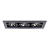 Светильник встраиваемый поворотный Arte Lamp Cardani medio A5930PL-3BK