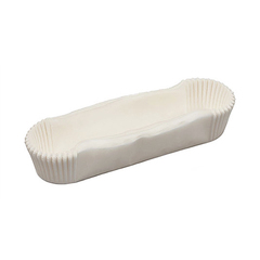 Капсула для эклера 11х2.8х2.6 белая 18 -25 шт.