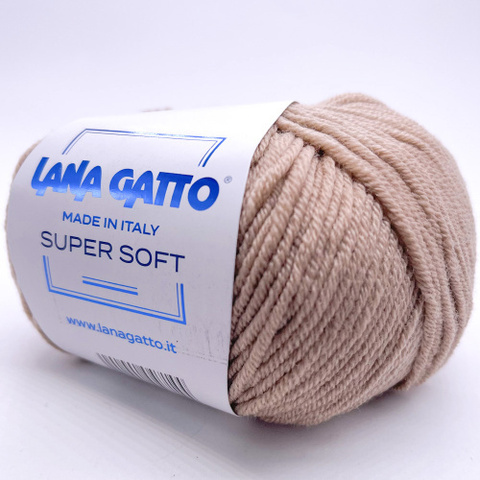 Пряжа Lana Gatto Super Soft 10046 бежевый (уп.10 мотков)
