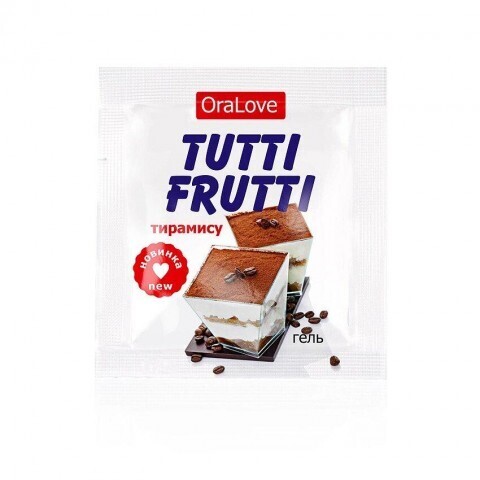 Гель TUTTI-FRUTTI ТИРАМИСУ одноразовая упаковка 4 г.
