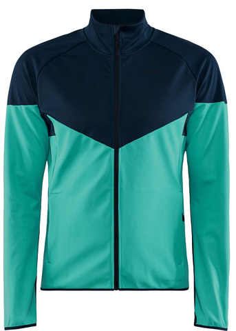 Тёплая лыжная куртка Craft Glide Block 2021 Blue мужская