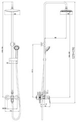 Смеситель Lemark Omega LM3160C для душа