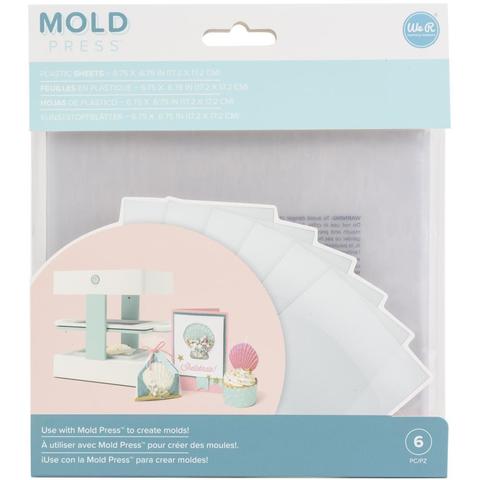 Пластик для молд Mold Press Plastic Sheets -Clear-6 шт