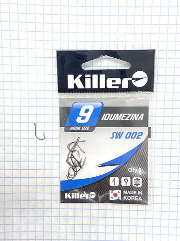 Крючок KILLER IDUMEZINA № 9 продажа от 10 шт.