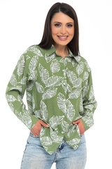 Рубашка Отличная Хит (оливка) Diolche