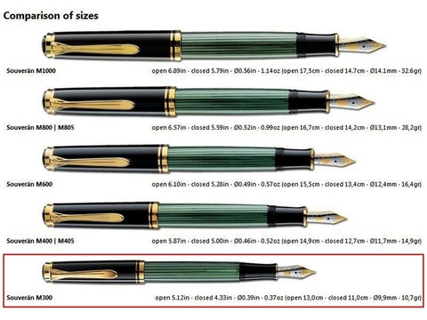 Ручка перьевая Pelikan Souverän® M300, Black & Green GT  (902296)