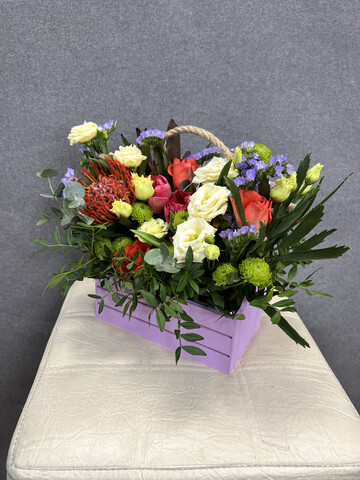 Ящик фиолетовый 1