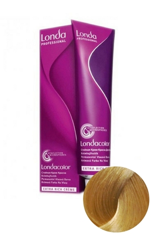 Стойкая крем-краска для волос LondaColor 9/ Очень светлый блонд натуральный, Londa Professional, 60 мл