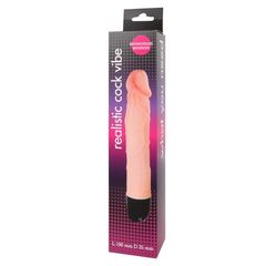 Реалистичный фаллоимитатор с ротацией Realistic Cock Vibe - 23,5 см. - 