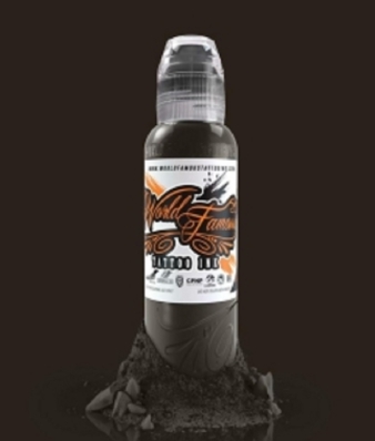 Краска World Famous Tattoo Ink "Badlands Brown" 1/2 унции - 15 мл