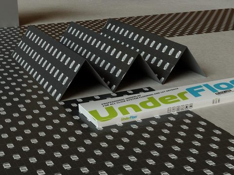 Подложка Under Floor Black Line 1,5 мм клеевая укладка (6,25 м2)