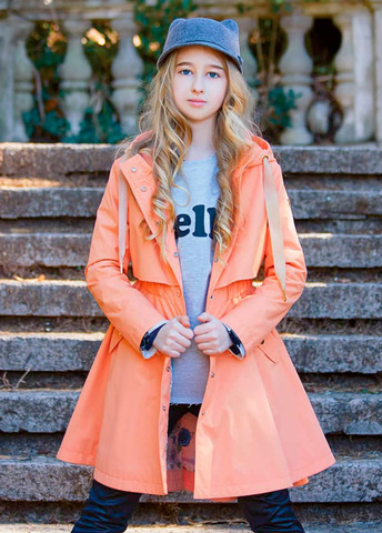 Плащ абрикосового цвета Pulka