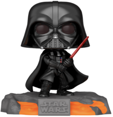 Фигурка Funko POP! Deluxe Bobble Star Wars Red Saber Series Vol1 Darth Vader (светится в темноте) (Exc)