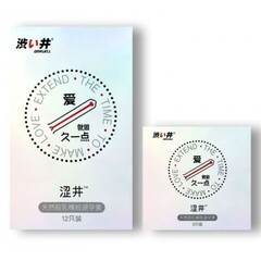 Ультратонкие презервативы с эффектом продления DryWell 0,03 мм., латекс, 12 шт.