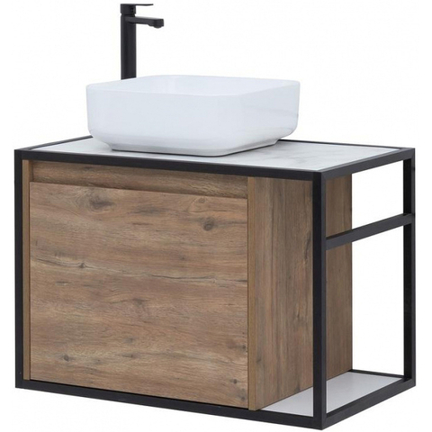 Aquanet 261658 Тумба Nova Lite LOFT 75 L цв. дуб рустикальный (261658)