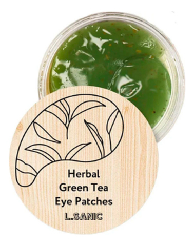 Гидрогелевые патчи для области вокруг глаз Herbal Green Tea Hydrogel Eye Patches