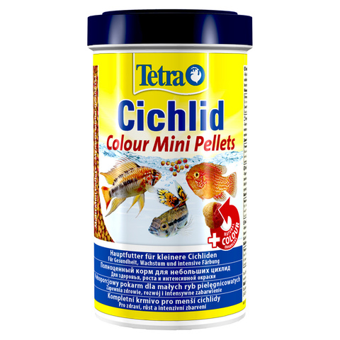 Tetra Cichlid Colour Mini корм для всех видов небольших цихлид для улучшения окраса (500 мл)