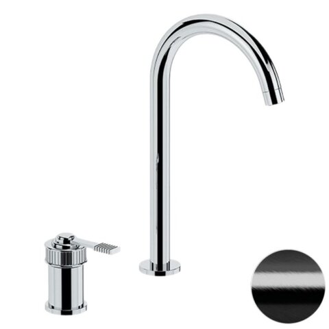 Remer Atelier AL57LCFP Смеситель для раковины, черный брашированный хром