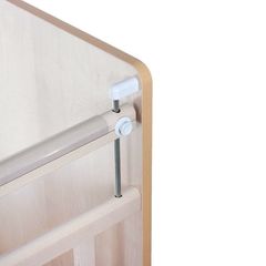 Кровать детская СКВ-9 Птички, опуск.бок.,маятник,4 ящика, (бежевый-белый)