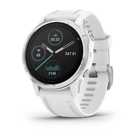 Garmin Fenix 6s — White with White Band