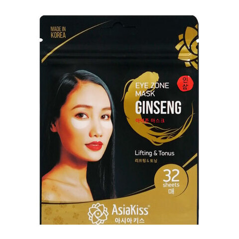 AsiaKiss Ginseng Eye Zone Mask - Патчи для области под глазами с экстрактом женьшеня