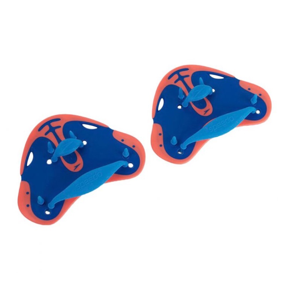 Лопатки для плавания (пальцевые) Speedo Biofuse Finger Paddle (Orange/Blue)
