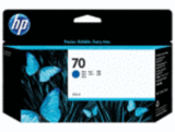 Картридж HP №70 C9458A струйный синий (130 мл) для DesignJet Z3100, Z2100