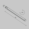 Шинопровод накладной/подвесной Maytoni Accessories for system shelf CA012-TRX-500-B