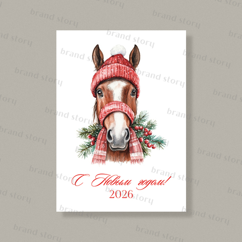 Открытка НГ260 (10 шт.) 7 х 10 см